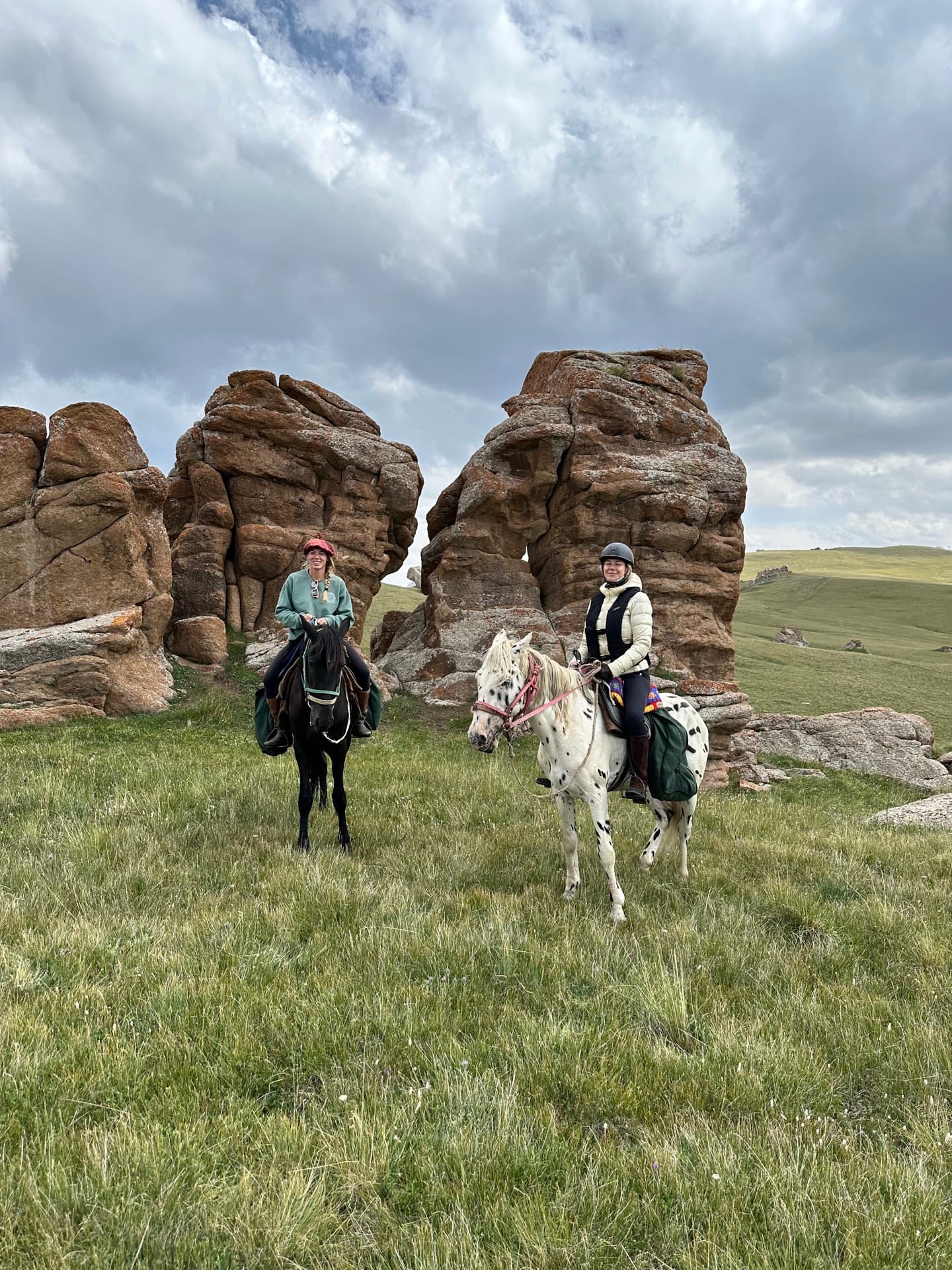 Riders in Kyrgyzstan highlands